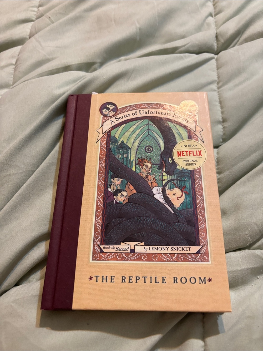The Reptile Room Hardcover - Beige & Maroon Edition